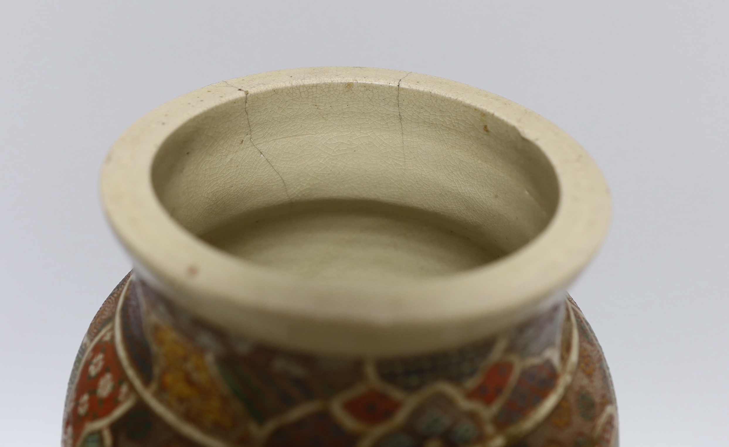 A group of various Japanese ceramics including Satsuma, Imari etc.